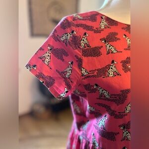 Vintage Land’s End dalmatian dress